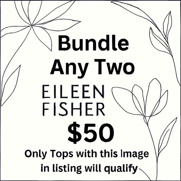 Eileen Fisher Mineral Blue T Size M  Organic Cotton Blend Like New Cond./2x $50 - Picture 5 of 5